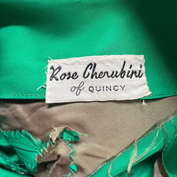 Vintage 40s 50s Cocktail Mini Midi Dress Mid Century Modern Formal Party MCM - Picture 3 of 7